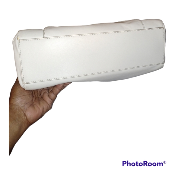 KATE SPADE AUTHENTIC IVORY LEATHER TOTE LNC - Picture 8 of 16